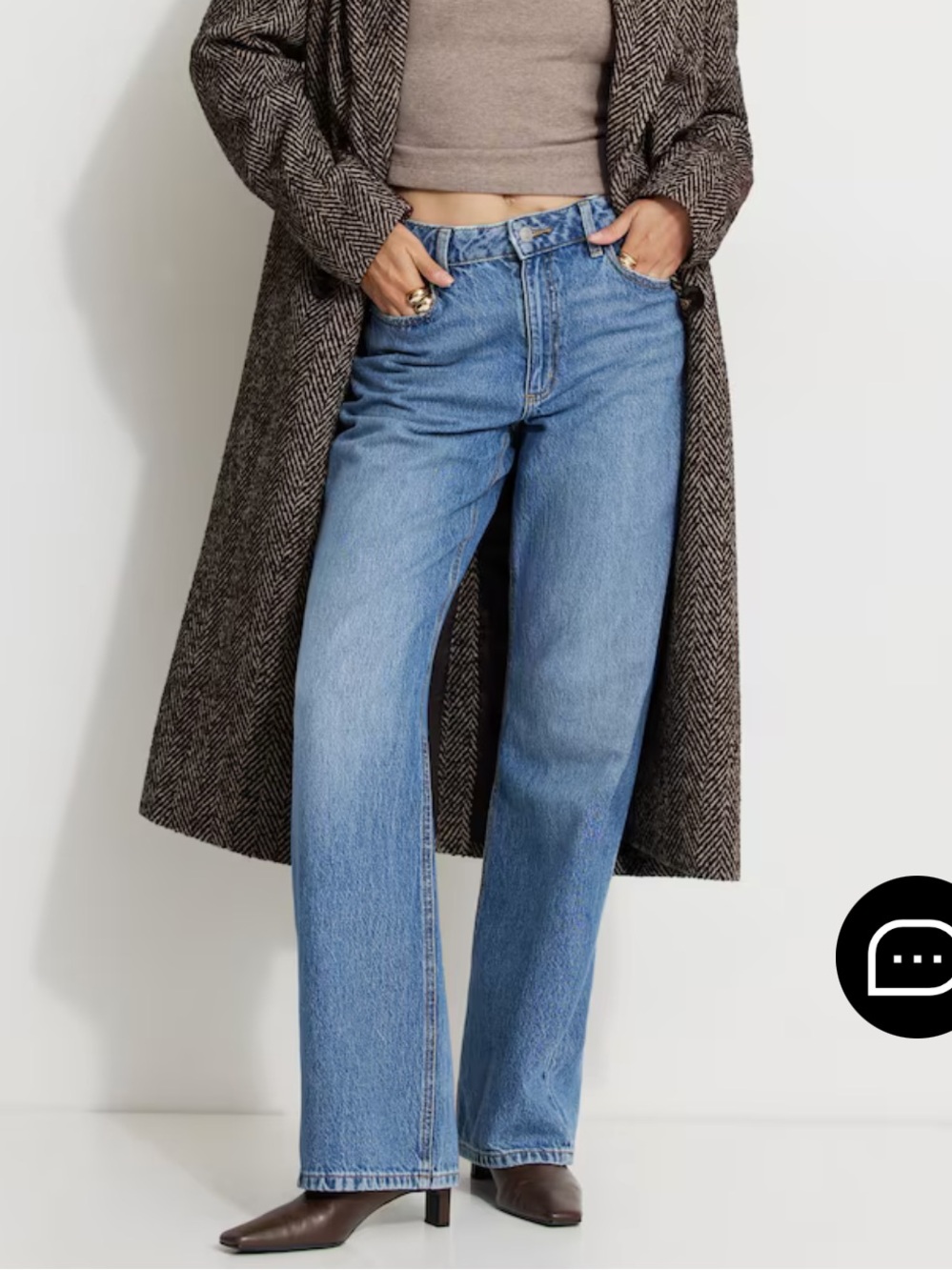 Dynamite Heidi Wide Leg Jeans